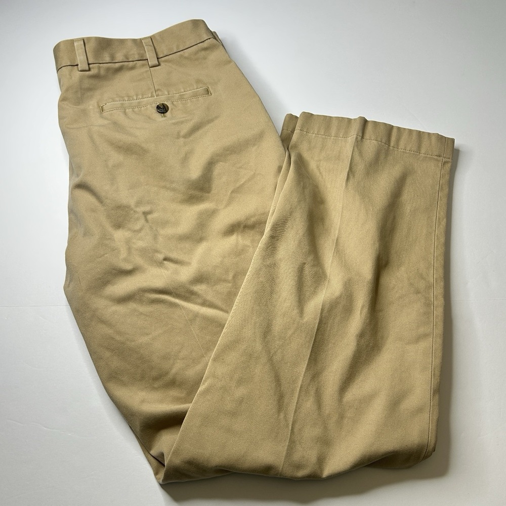 Brooks Brothers Advantage Chino Khaki Tan Pants Men's 38 Size 38x30